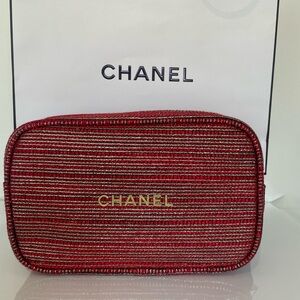 New Chanel Holiday Makeup Bag Pouch